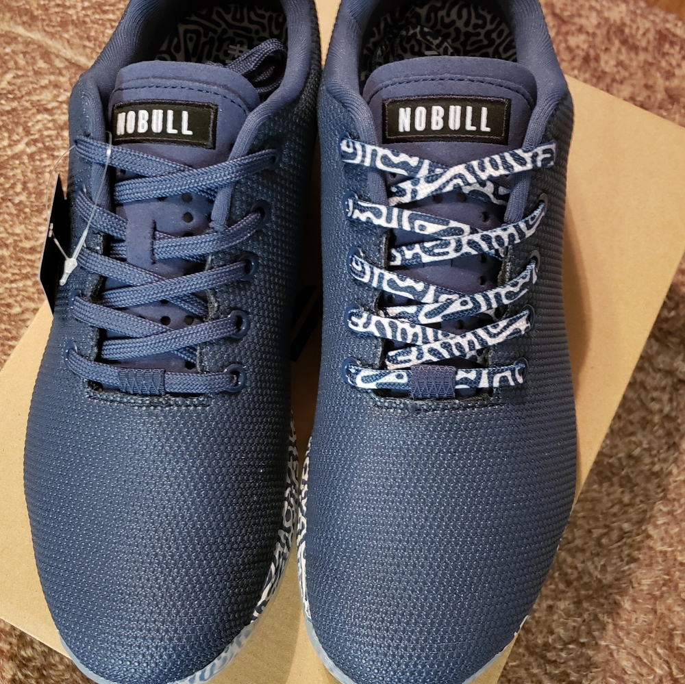 NWT Navy Superfabric and Squiggle Trainer